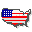 Icone drapeau Usa