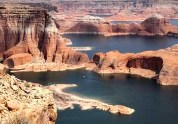 Croisière panoramique au Lake Powell : canyons Antelope et Navajo (2h30)