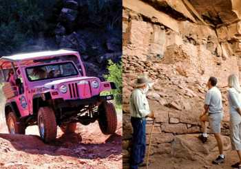 Visite des canyons et des ruines de Sedona en 4x4 et à pied