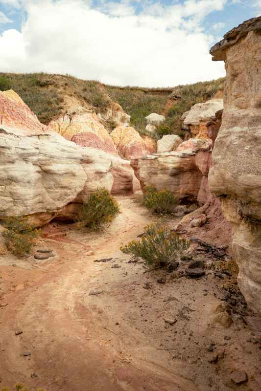 Paint Mines roche colorée