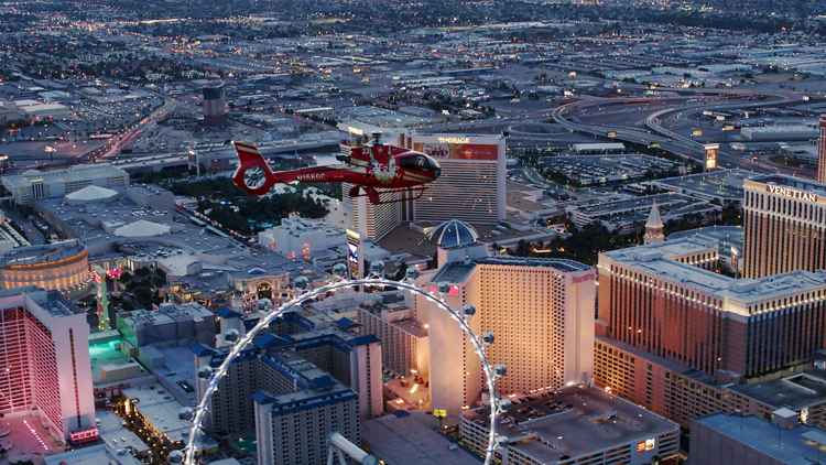 Strip Las Vegas Hélicoptère