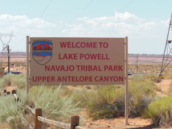 Panneau Upper Antelope Canyon
