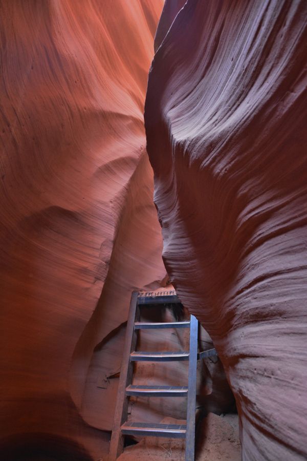 Montée Lower antelope Canyon