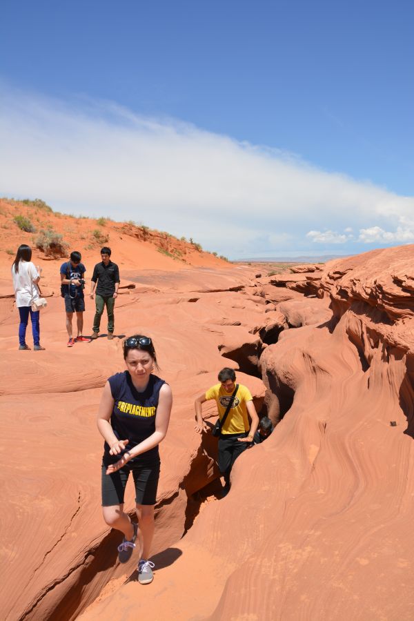 Sortie Lower antelope Canyon