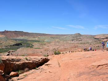 Chemin menant à Delicate Arch