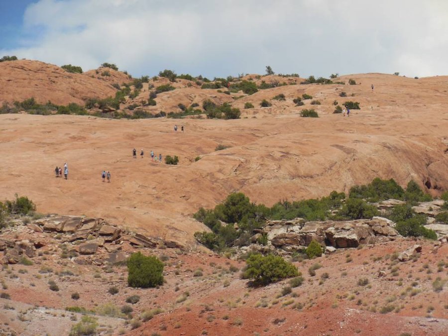 Chemin menant à Delicate Arch