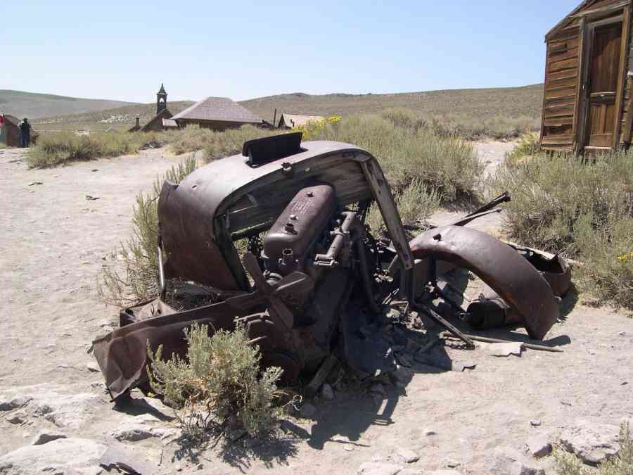 Bodie vieille carcasse de voiture