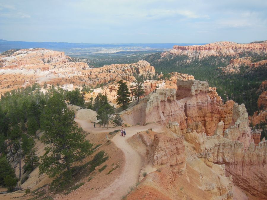 Vue sur le Rim Trail