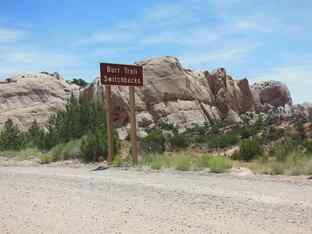 Panneau Switchbacks Burr Trail Road