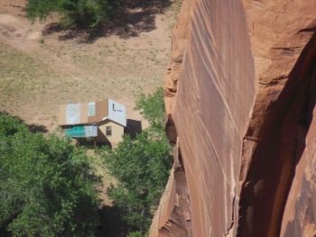 Habitation au fond du Canyon de Chelly