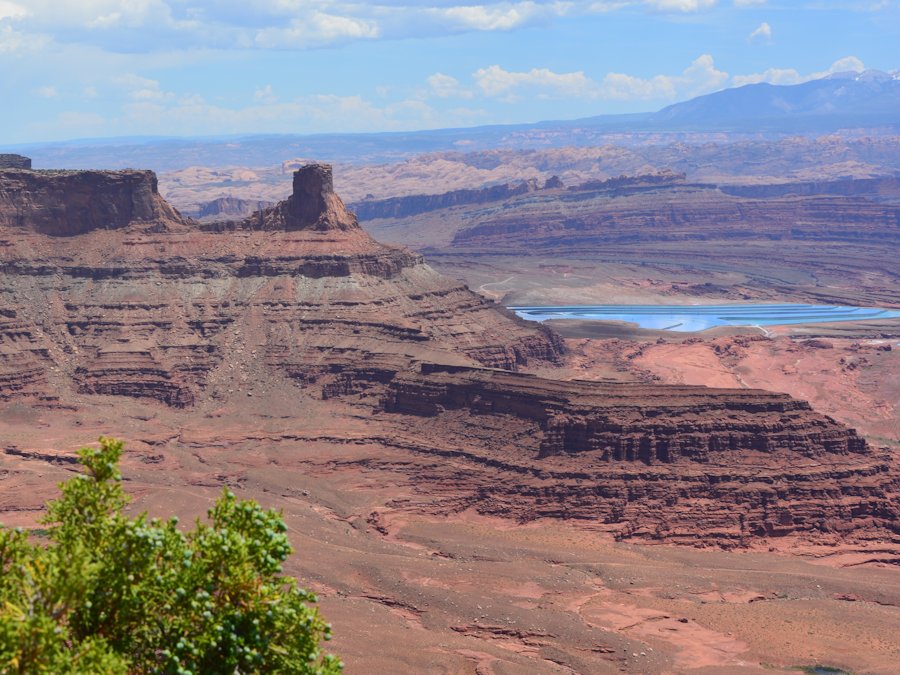 Basin Overlook : bassins de potasse de Moab