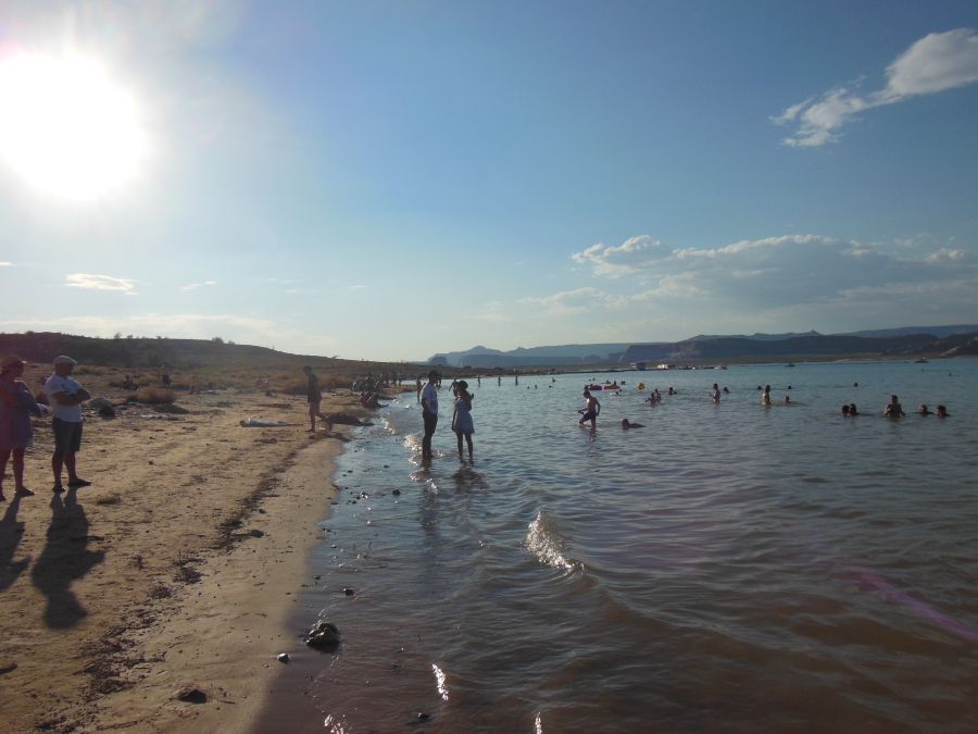 Baignade Lake Powell