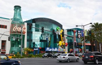 Bouteille Coca Cola sur le Strip