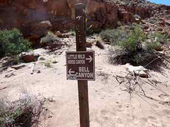 Panneau Little Wild horse Canyon - Bell Canyon