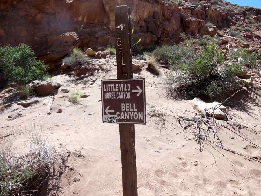 Panneau Little Wild horse Canyon - Bell Canyon