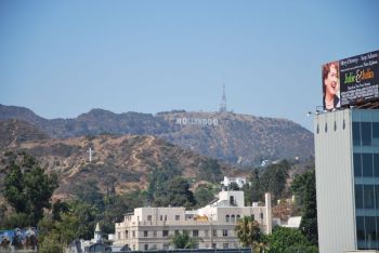 Lettres Hollywood sur la montagne