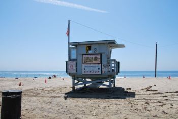 Poste de surveillence Santa Monica plage