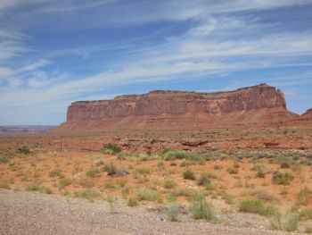 Route menant à Monument Valley