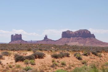 Route menant à Monument Valley