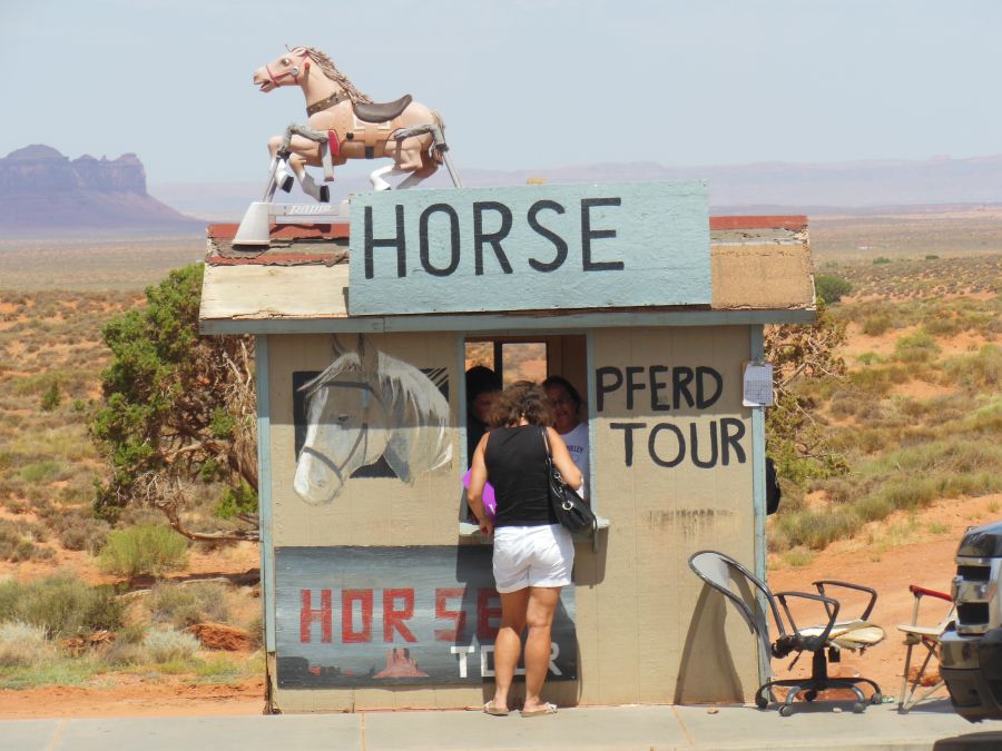 Horse tour Monument Valley