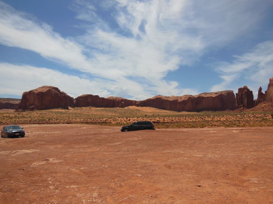 Sable rouge Monument Valley