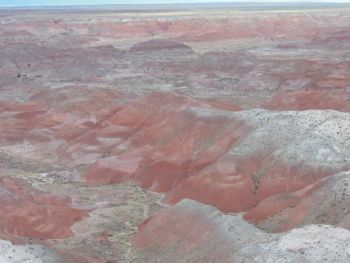 Painted Desert roche rouge