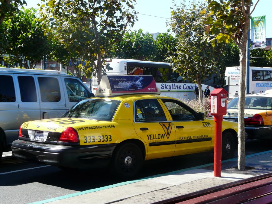 Taxi Yellow San Francisco