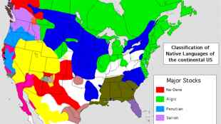 Carte des familles linguistiques