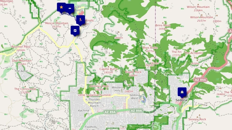 Carte Birthing Cave, Sedona