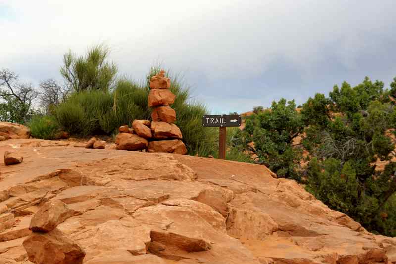 Cairn Arches National Park