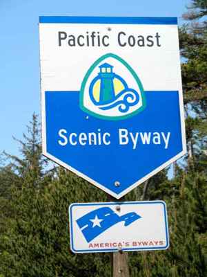 Pacific Coast Highway panneau