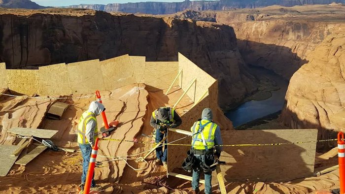 Horseshoe Bend travaux