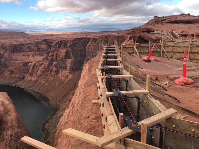 Horseshoe Bend travaux