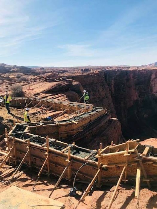 Horseshoe Bend travaux