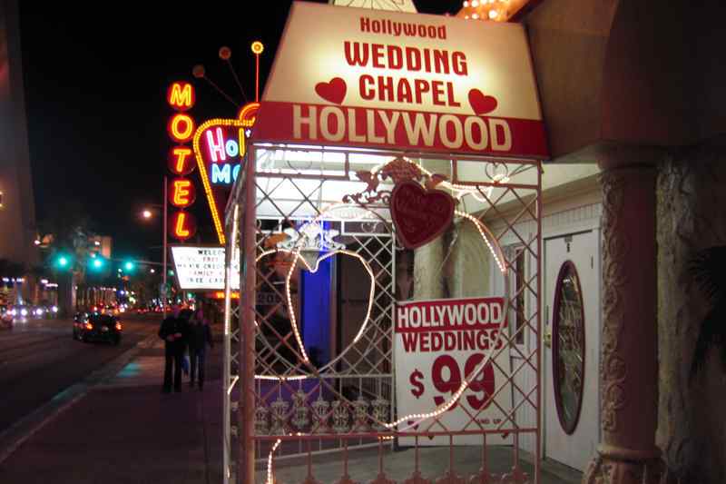 Hollywood wedding chapel