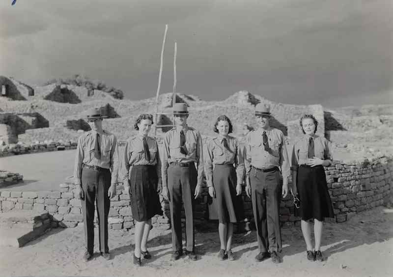 Park Rangers à Aztec Ruins