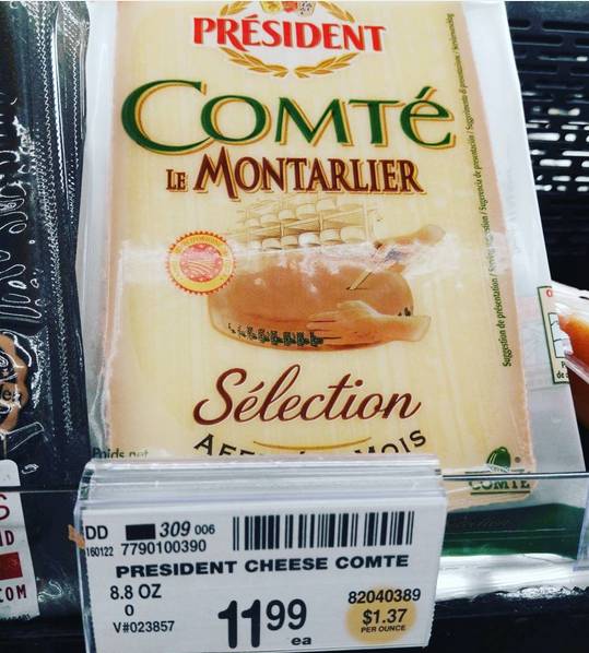 Prix fromage Usa