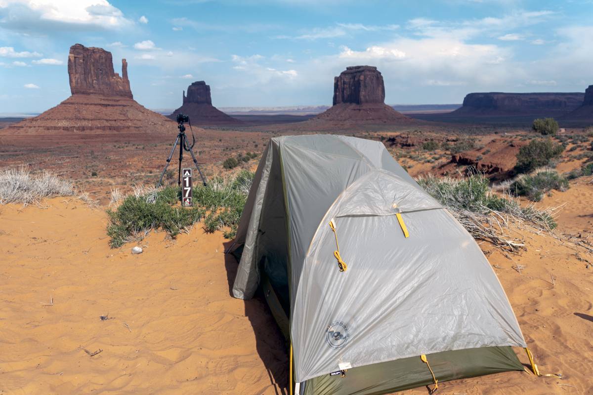 Camping Monument Valley