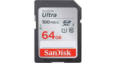 SanDisk 64Go SDHC Carte mémoire Classe 10