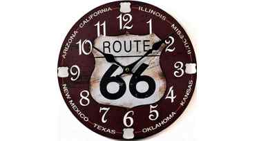 Horloge Route 66 Diametre 28cm 