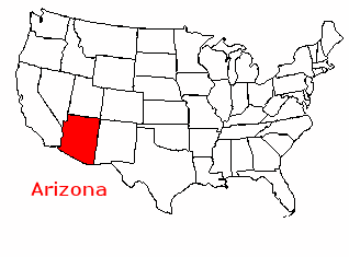 Superficie Arizona de 295 254 km²