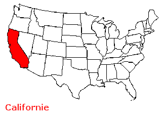 Carte Californie