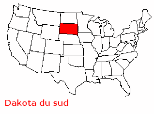 Superficie Dakota du Sud de 199 905 km²
