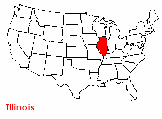 Carte Illinois