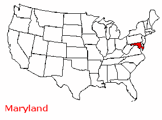 Superficie Maryland de 32 160 km²