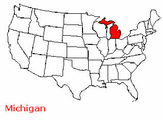 Carte Michigan
