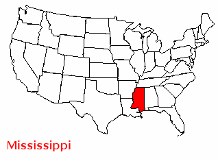 Superficie Mississippi de 125 546 km²