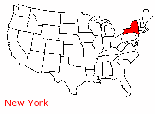 Superficie New York de 141 205 km²