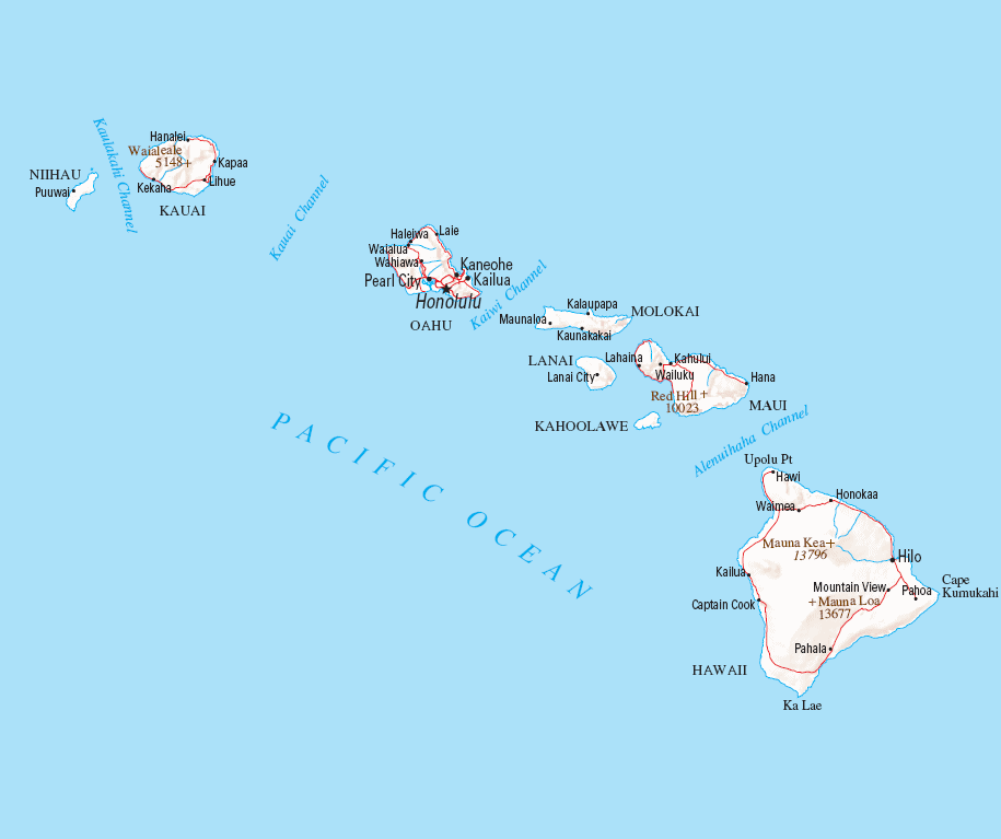 carte hawaii