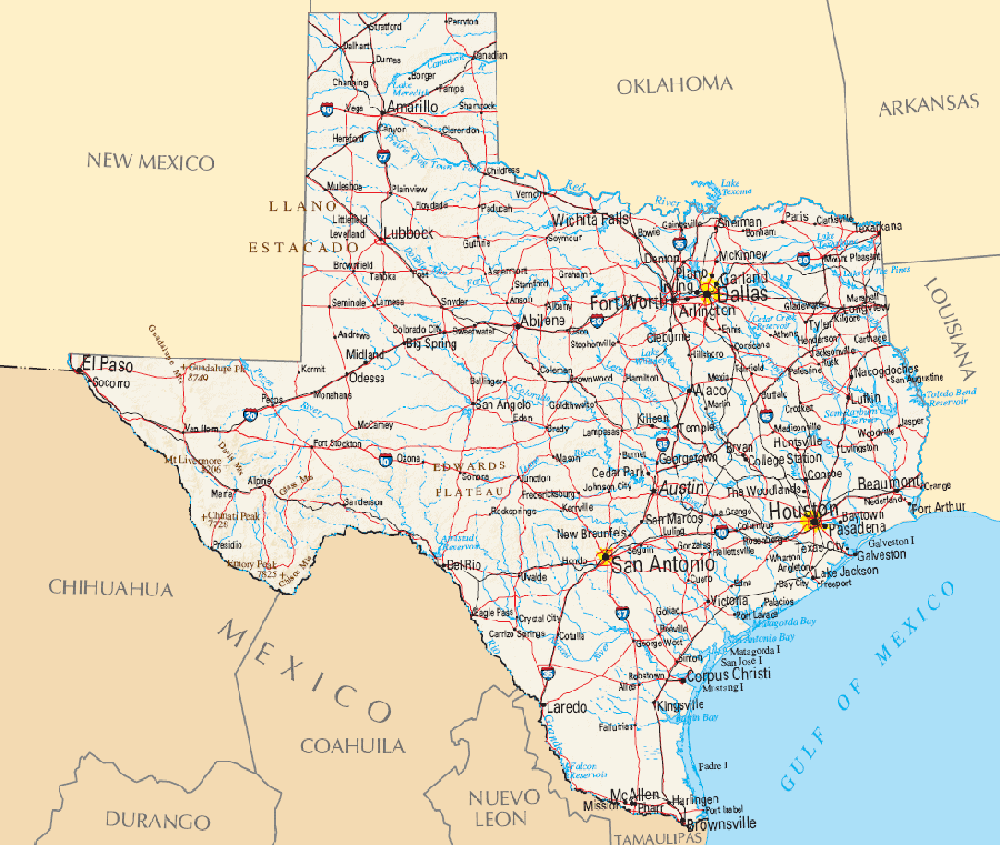 Carte Texas